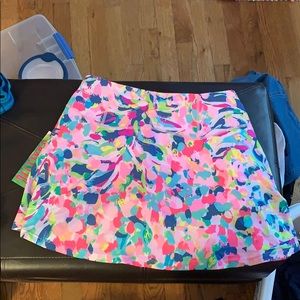 Lilly Pulitzer multicolor workout skirt